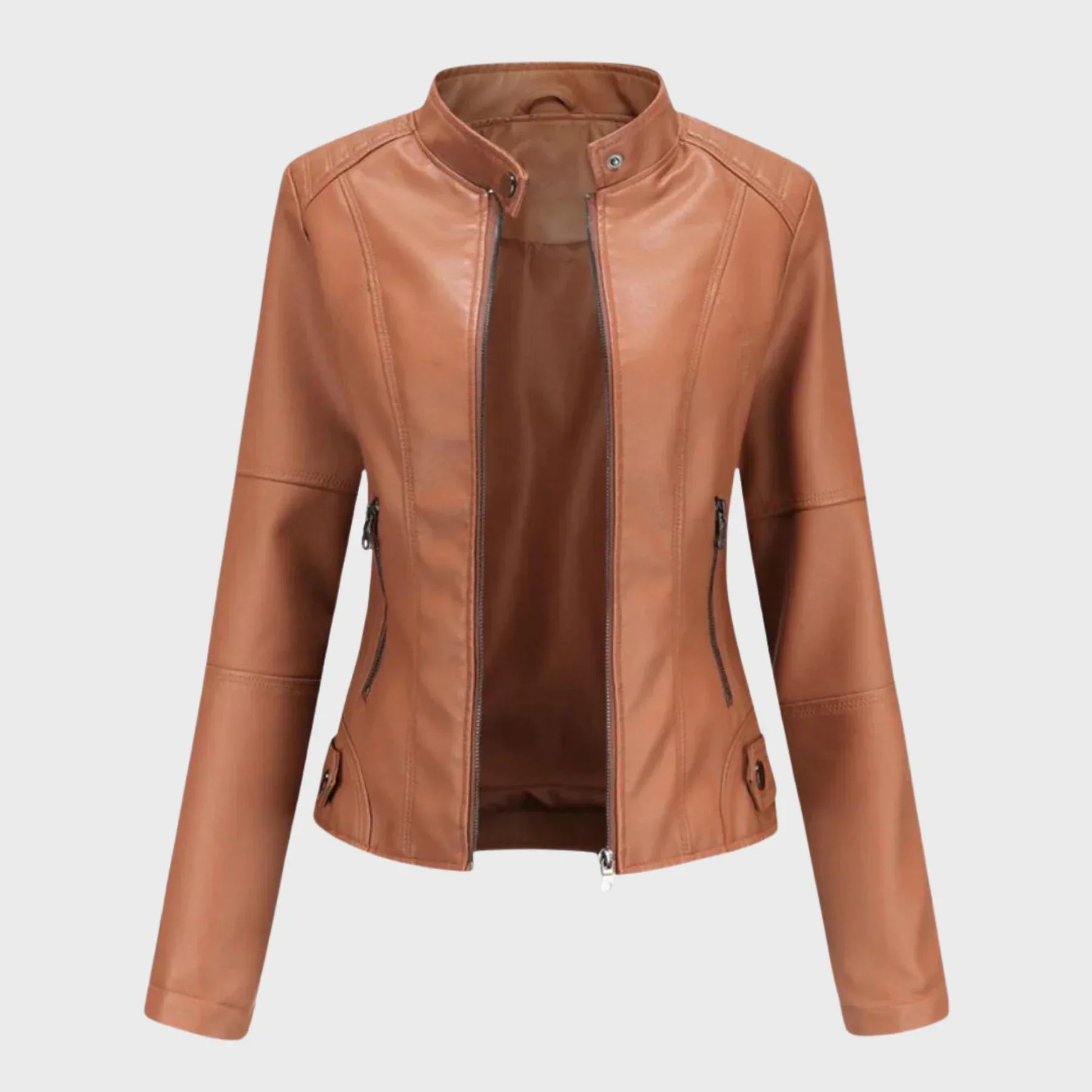Romina | Chaqueta de Cuero Casual