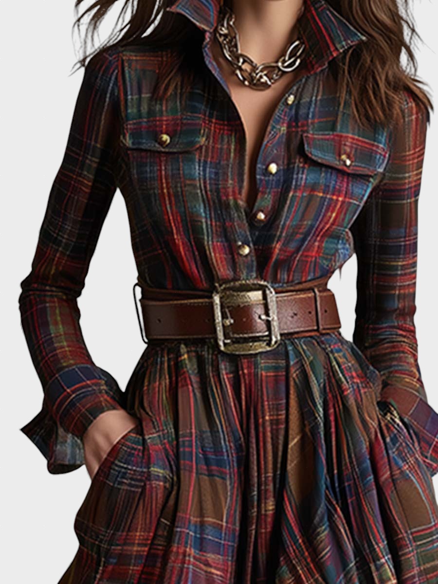 Elena | Camisa Vestido Clásico Elegante