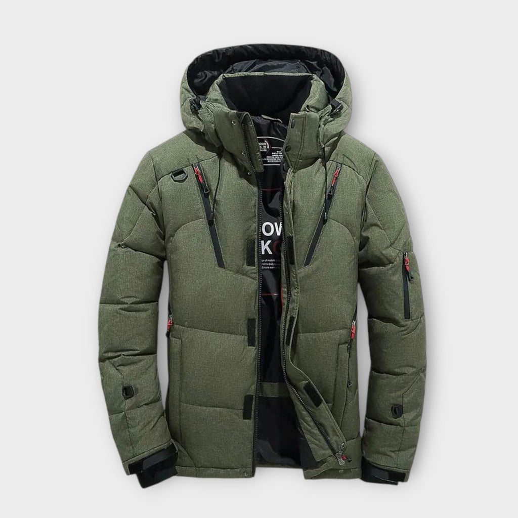 Álvaro | Parka masculina de invierno sólida