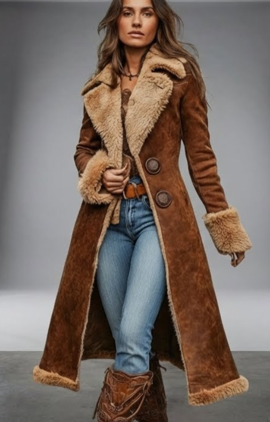 AMELLIER™ | ABRIGO LARGO VINTAGE