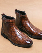 Dylan | Botines con hebilla de cuero sintético