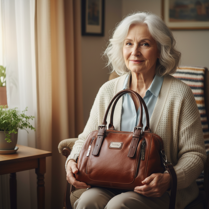 Bolso de cubo de lujo rojo