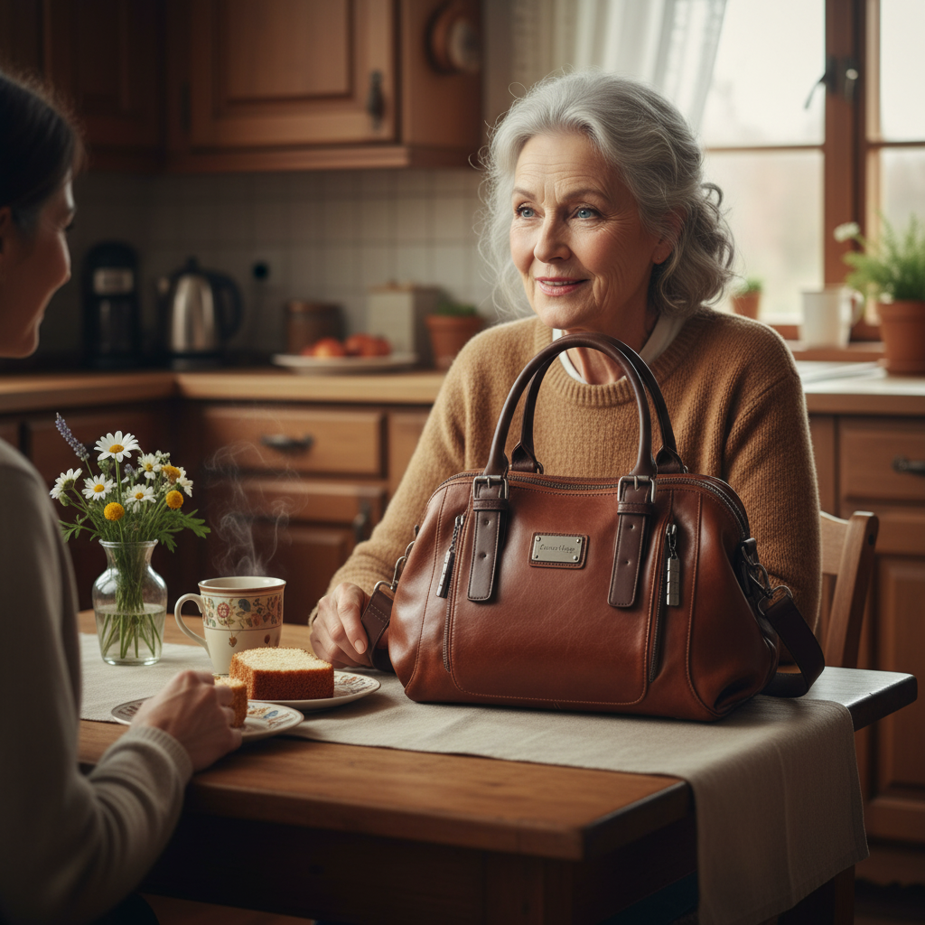 Bolso de cubo de lujo rojo