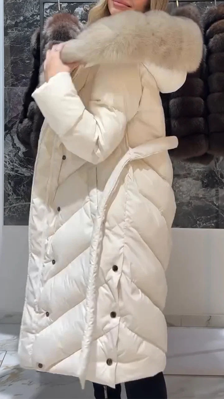 AURELIA™| ABRIGO LARGO CON PELO