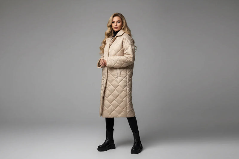 ABRIGO ACOLCHADO PREMIUM CON FORRO ESTAMPADO DE LEOPARDO