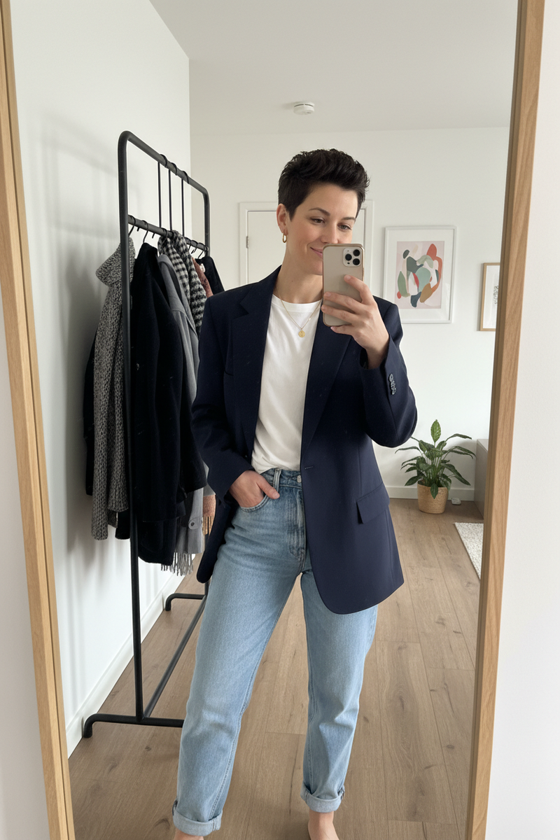 Selfie blazer navy