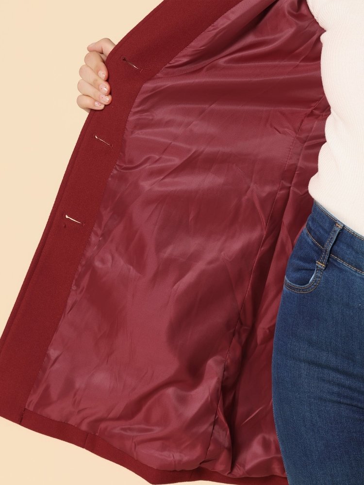 Helena | Abrigo de invierno para mujeres con un botón