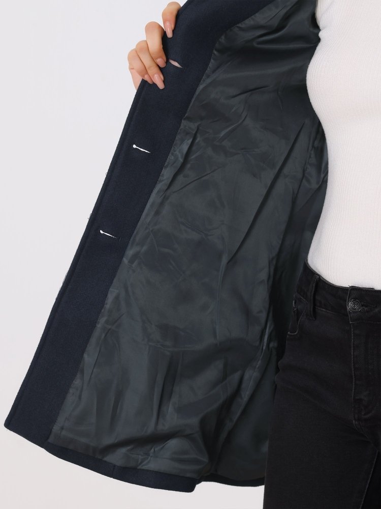 Helena | Abrigo de invierno para mujeres con un botón